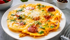 LAŽNA PICA IZ TIGANJA SPREMA SE ZA 15 MINUTA Probajte jednom omlet picu i postaće vaš omiljeni doručak