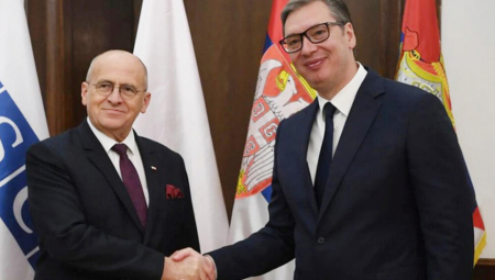 VUČIĆ SE SASTAO SA RAUOM: Odnosi između Srbije i Poljske su tradicionalno prijatelјski (FOTO)