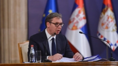 PREDSEDNIK VUČIĆ SUTRA U MEMORIJALNOM CENTRU "STARO SAJMIŠTE"  Početak izvođenja mera zaštite na objektu centralne kule