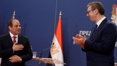 VUČIĆ POSLE VEČERE SA PREDSEDNIKOM EGIPTA "Nazdravili smo za prijateljstvo i buduće projekte na dobrobit naših građana" (FOTO)