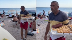 AKO TI JE PARA ŽAO, ŠTO SI TI NA MORE DOŠAO? Prodavac krofnica u Crnoj Gori postao hit na internetu, ceo Balkan priča o njemu (VIDEO)