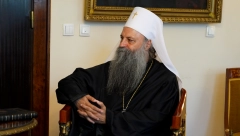 DUBOKE ISTORIJSKE VEZE DVA NARODA Patrijarh Porfirije primio ambasadora Srbije u Grčkoj