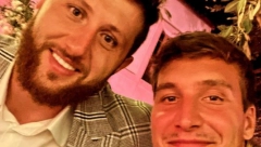ONO KAD SE SRETNU SRBIN I BOSANAC Bogdanović sa Nurkićem uživao na venčanju NBA kolege (FOTO)