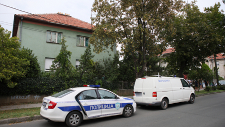 ZEMUNSKI UBICA KESEROM SMRSKAO GLAVU UJNI, REČ JE O LEČENOM NARKOMANU? Policija obila vrata i bacila suzavac da ga uhapsi (VIDEO)