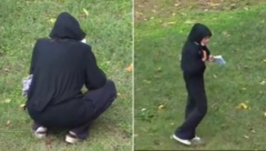 PARK STRAVE I UŽASA NA BALKANU Uhvaćena žena u crnom kako obavlja ritual koji podseća na crnu magiju, scena ledi krv u žilama (VIDEO)