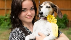 NESTALI BIGL SE VRATIO KUĆI S NAGRADOM Osvojio je treće mesto i svojoj  porodici se ponosno vratio sa rozetom