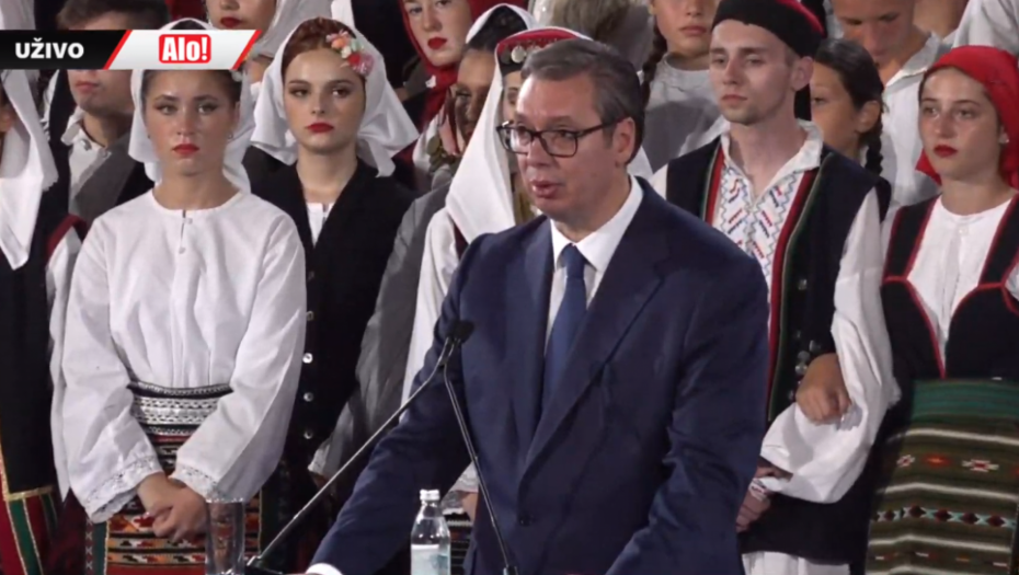 VUČIĆ: Nikada više nećemo da ćutimo i nećemo da se stidimo zločina koji su počinjeni protiv našeg naroda