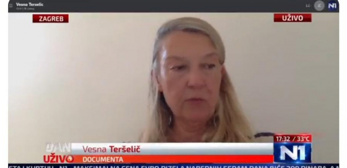 VESNA TERŠELIČ: Tužno je da se osporavaju činjenice da se zločin na Petrovačkoj cesti dogodio(VIDEO)