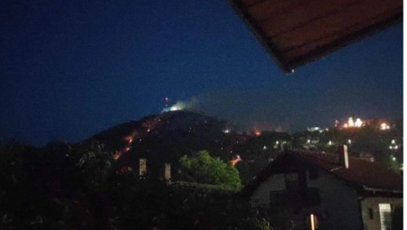 POŽAR SA VRŠAČKOG BREGA ŠIRI SE KA GRADU, BESNI I VEČERAS Ugroženi su i objekti, u pomoć stigli vatrogasci iz Pančeva  (FOTO/VIDEO)