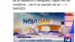KO O ČEMU, ŠABIĆ O LAŽNIM VESTIMA! Kritikuje tabloide koji šire "lažne vesti", zaboravio svoj spin da je "napadnut" kad se sapleo!