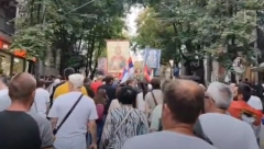 Protestna šetnja protiv Evroprajda u Beogradu