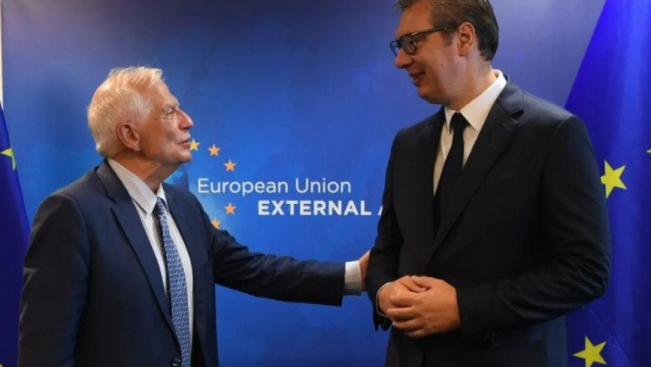 HITAN SASTANAK U OKVIRU DIJALOGA U toku razgovori Borelja sa Vučićem