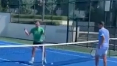 DA LI ZNATE ŠTA JE "ĐOKO GAME"? Nole odmah posle svadbe izašao na teren, zaigrao je svoju omiljenu igru (VIDEO)