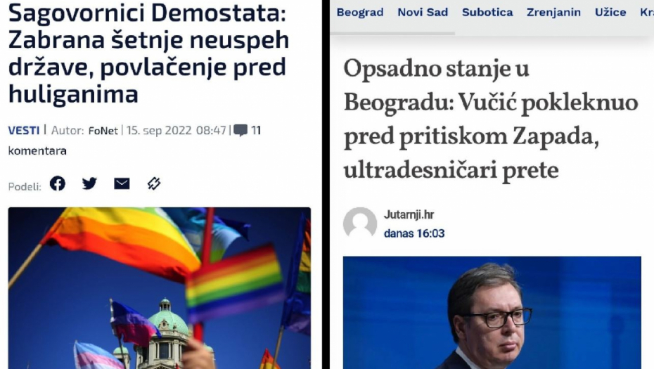 TAJKUNSKI MEDIJI UDARAJU PO VUČIĆU SA SVIH STRANA! Drvljem i kamenjem po predsedniku Srbije!