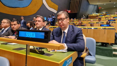 VUČIĆ U UJEDINJENIM NACIJAMA Predsednik na otvaranju debate svetskih lidera, sastao se sa brojnim zvaničnicima (FOTO)