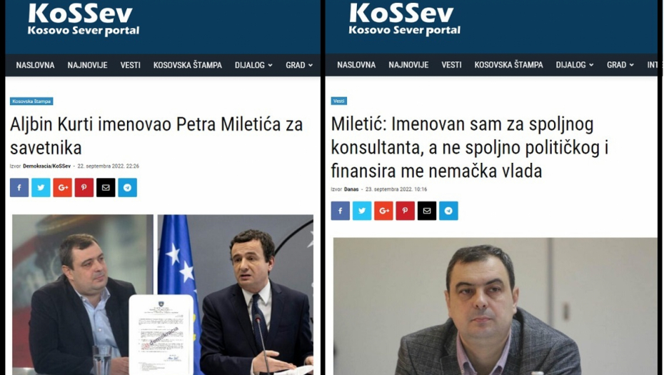 BAKAREC: Kurtijev džepni „Srbin“ Petar Miletić (FOTO)