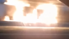 GORI KAMION NA OBILAZNICI OKO BEOGRADA Pogledajte snimak vatrene buktinje (VIDEO)