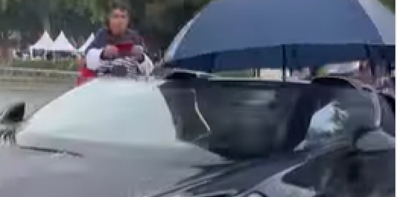 PRVO POGLEDAJTE VREMENSKU PROGNOZU A samo je hteo da provoza Bugatti od 5 miliona dolara (VIDEO)