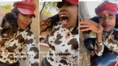 ŠOKANTAN VIDEO Nakon što je uzela mače i počela da peva, devojka se frapirala i počela da trči, vrišti i plače, a životinju zafrljačila