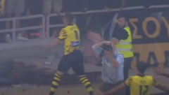 GOLČINA! Srbin pocepao mrežu na otvaranju novog stadiona - sve je gorelo zbog Mijata (VIDEO)