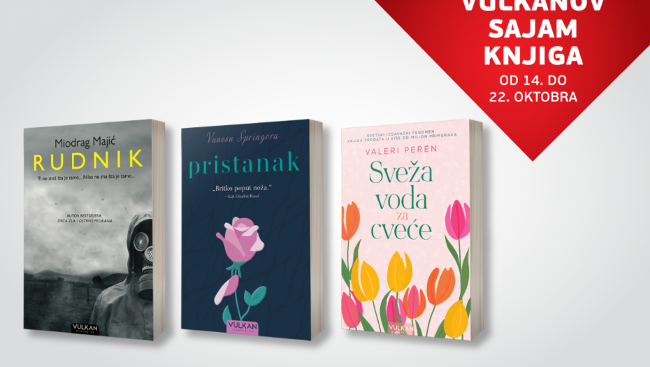 ODBROJAVANJE JE POČELO: Sedam dana do Vulkanovog sajma knjiga