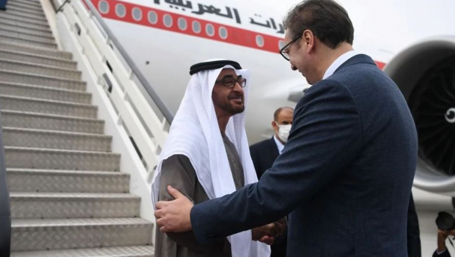 "DOBRO DOŠAO DRAGI PRIJATELJU!" Vučić se sastao sa predsednikom Ujedinjenih Arapskih Emirata Mohamedom bin Zajed Al Nahjanom (FOTO)