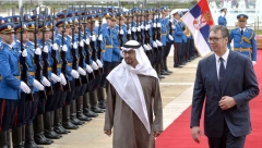 "PRIMITE IZRAZE ISKRENOG UVAŽAVANJA I NAKLONOSTI" Šeik bin Zajed čestitao Vučiću Dan državnosti