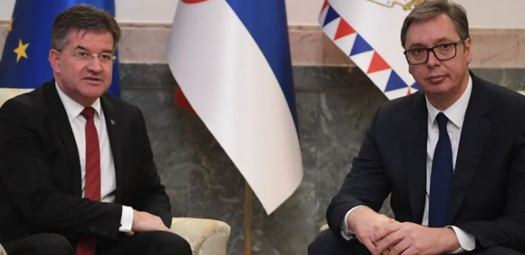 OGLASIO SE ALEKSANDAR VUČIĆ Nakon sastanka sa Lajčakom poručio samo jedno