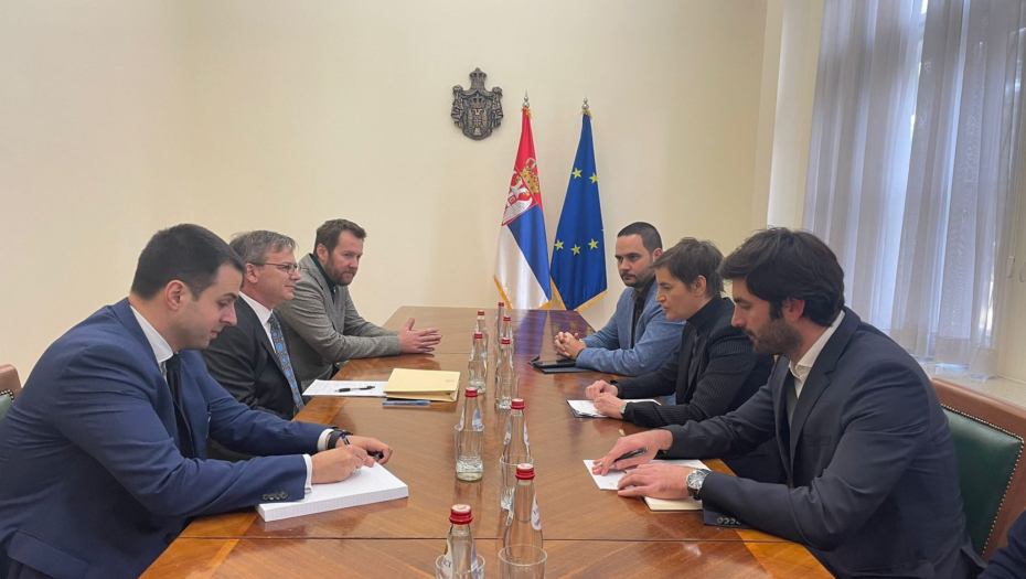Ana Brnabić sastala se sa Erikom Šajnermanom, generalnim direktorom CIBT