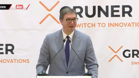 VUČIĆ ODUŠEVIO RADNIKE U "GRUNERU" Martine, povećajte im platu!
