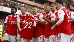 MANIJAK IM NAPAO SAIGRAČA, EVO KAKO SU IGRAČI ARSENALA REAGOVALI Zatresli mrežu rivala, pa proslavom gola oduševili Evropu