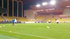 KIŠA NE PRESTAJE Evo kako izgleda teren Monaka pred meč sa Zvezdom (VIDEO)