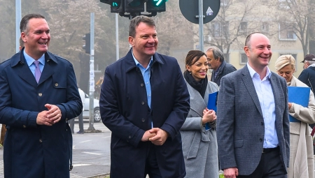 BITAN PROJEKAT U OBLASTI SAOBRAĆAJNE INFRASTRUKTURE Mirović: Podržaćemo grad Novi Sad i naredne godine (FOTO)