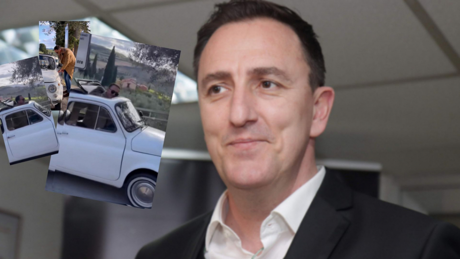 GLAVA MU VIRI KROZ ŠIBER Sergej Ćetković glavna tema na društvenim mrežama, pevač ispada iz automobila tokom vožnje (FOTO)