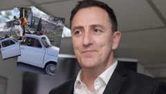 GLAVA MU VIRI KROZ ŠIBER Sergej Ćetković glavna tema na društvenim mrežama, pevač ispada iz automobila tokom vožnje (FOTO)