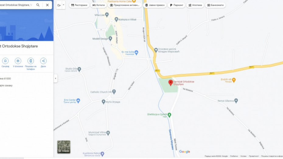 ŽIVE TERAJU, MRTVE OTIMAJU Srpsko groblje u Vitini preimenovano u albansko!