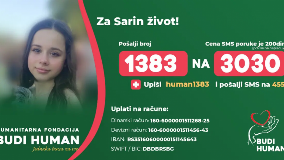 POMOZITE SARI DA SE VRATI NORMALNOM ŽIVOTU