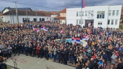 VIŠE OD PET HILJADA SRBA NA PROTESTU U GORNJEM KUSCU! Srbi poslali snažnu poruku Kurtiju!