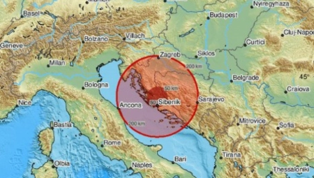 ZEMLJOTRES POGODIO HRVATSKU Treslo se u Šibeniku