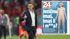 JEZIČINU IMAŠ, IMAŠ LI MU*A? Šokantna naslovna strana u hrvatskim novinama pred meč sa Borjanom (FOTO)