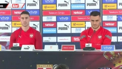 VLAHOVIĆ I KOSTIĆ POSLALI MOĆNU PORUKU Obećavamo da ćemo dati i preko maksimuma da pobedimo Švajcarsku