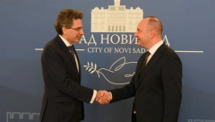 SASTANAK U GRADSKOJ KUĆI Gradonačelnik Đurić sa španskim ambasadorom