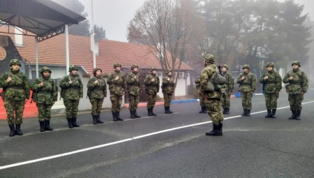 IZUZETNA MOTIVACIJA Decembarska klasa vojnika u potpunosti savladava sve zadatke