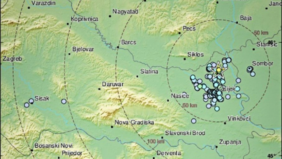 SNAŽAN ZEMLJOTRES U HRVATSKOJ Ljude probudilo podrhtavanje prozora i kreveta