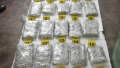 PAO PAKLENI DVOJAC IZ MALOG ZVORNIKA Krili u automobilu više od 30 kilograma marihuane! (FOTO)