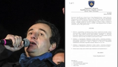 OTIMAJU SRPSKU ZEMLJU U LEPOSAVIĆU Ovo je sramni dokument sa potpisom teroriste Kurtija! (FOTO)