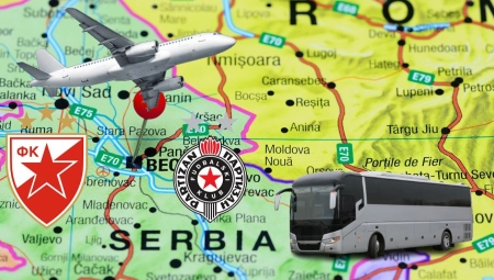 OD TRABZONA, JEREVANA, LARNAKE, HAMRUNA DO TURE PO SRBIJI Koliko su ove sezone Crvena zvezda i Partizan proputovali kilometara i šta ih još čeka? (FOTO)