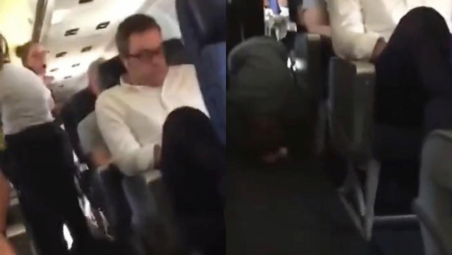 DRAMA U AVIONU Doživela nervni slom zbog rakida, pa se neviđeno izblamirala, putnici se odsekli, "Baš si našao kad ćeš da raskineš"