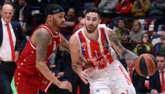 ZVEZDA NASTAVILA CRNU SERIJU Crveno-beli izgubili od Olimpije u Milanu i upisali četvrti uzastopni poraz u Evroligi