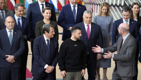 SNIMAK ORBANA KAKO IZBEGAVA ZELENSKOG Drugi mu pritrčali u zagrljaj, a Viktor ga nije ni registrovao (VIDEO)